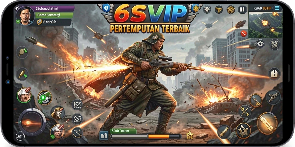 Gameplay menarik dari 6SVIP dengan strategi pertempuran intens.