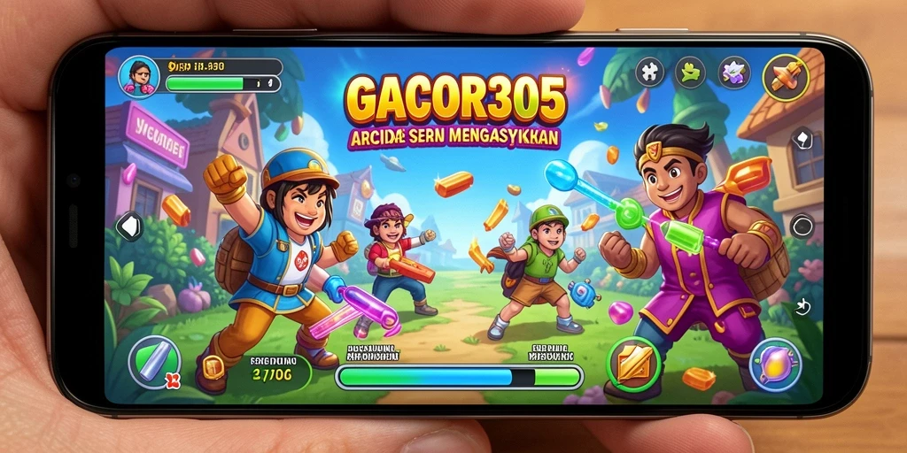 Tampilan gameplay seru GACOR305 yang menantang.
