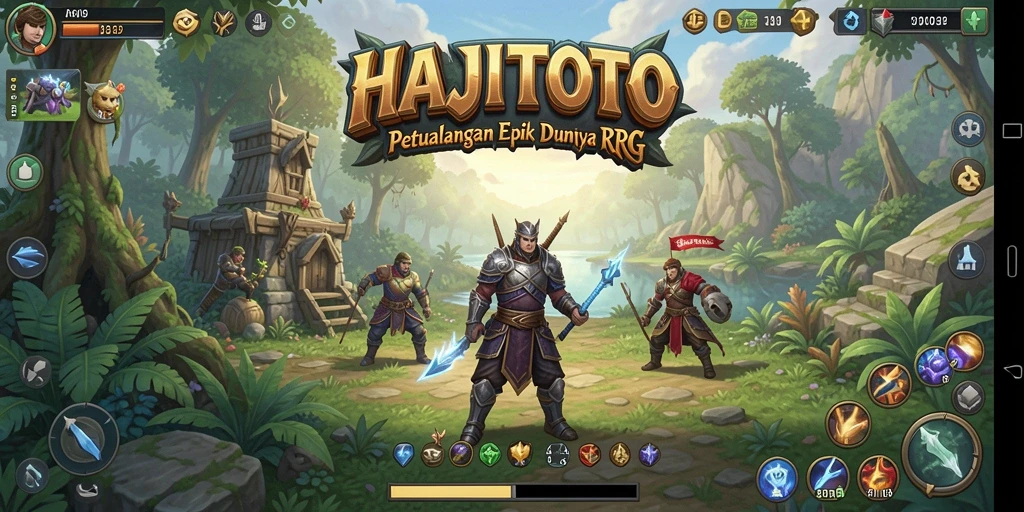 Screenshot gameplay HAJITOTO menampilkan aksi pertempuran yang menegangkan.