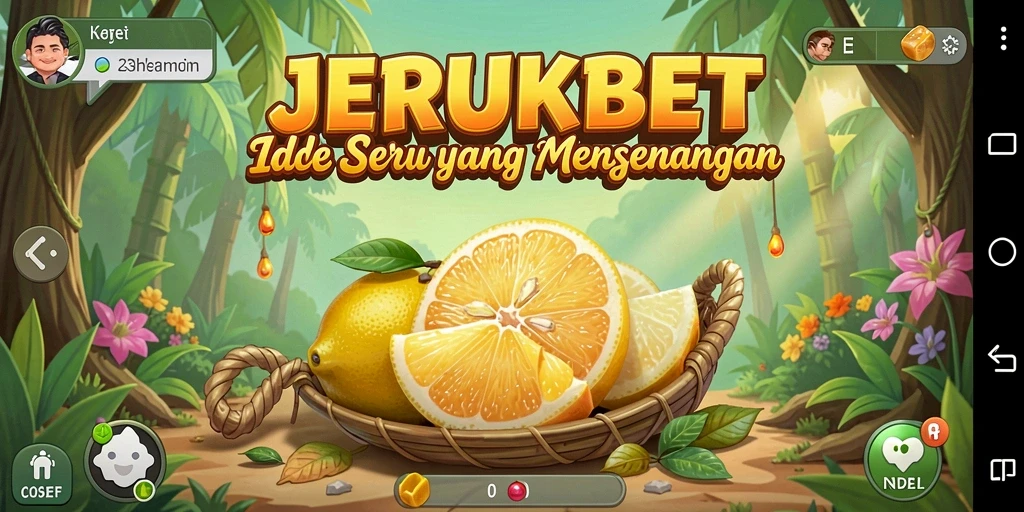 Tampilan gameplay JERUKBET yang seru dan menyenangkan.