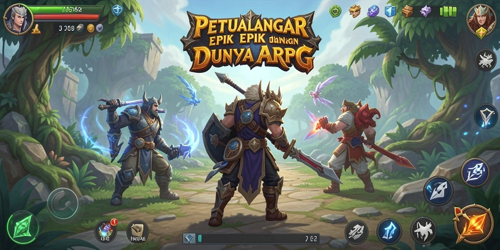 Tampilan mendebarkan dari gameplay ARPG yang mengasyikkan.