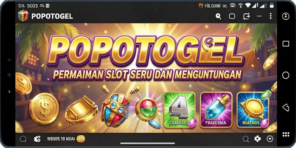 Tampilan gameplay <strong>POPOTOGEL</strong> yang memukau dan interaktif.
