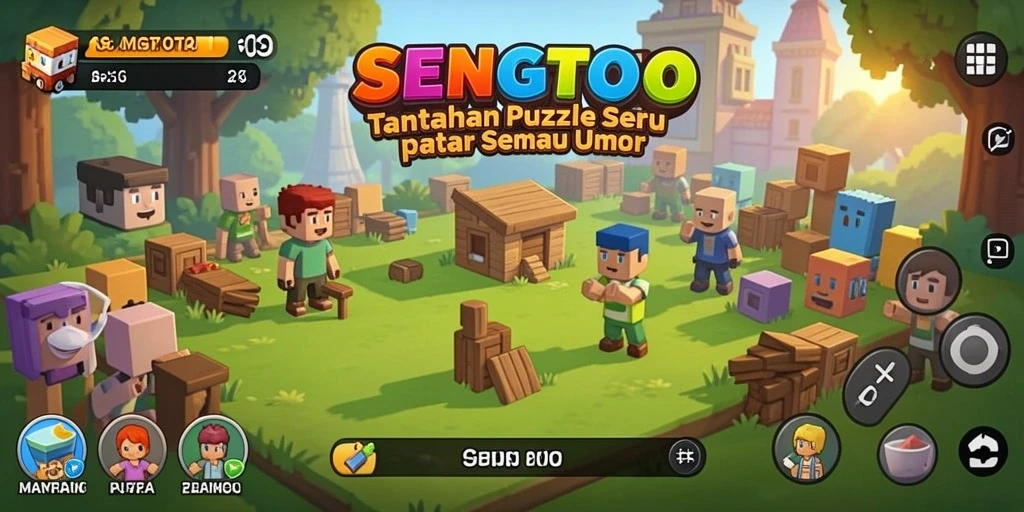 Gameplay SENGTOTO dengan tantangan puzzle yang menarik.