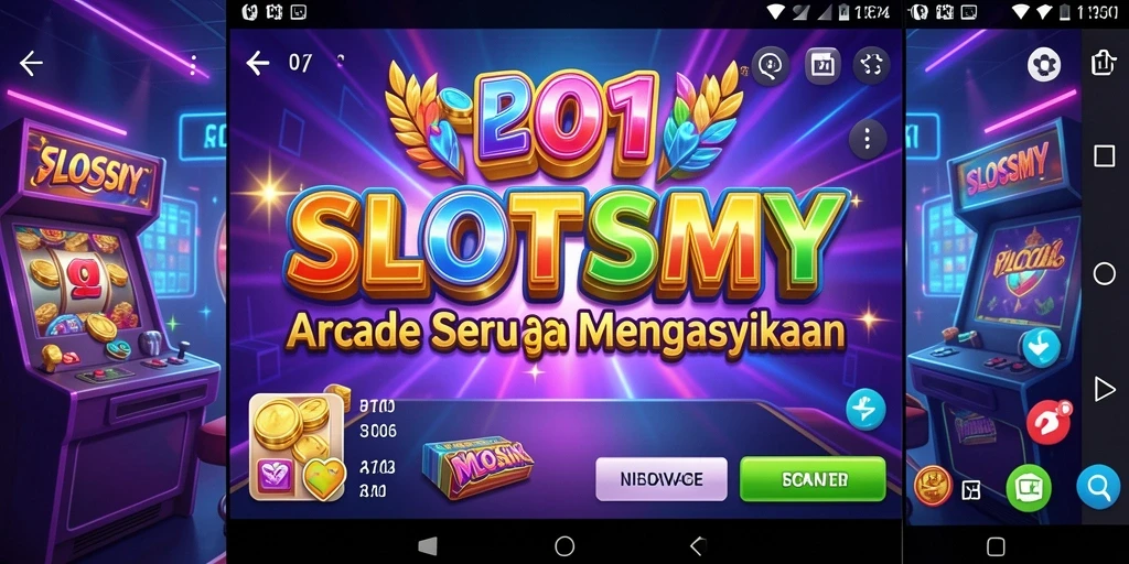 Tampilan utama gameplay SLOTSMY yang seru dan interaktif.