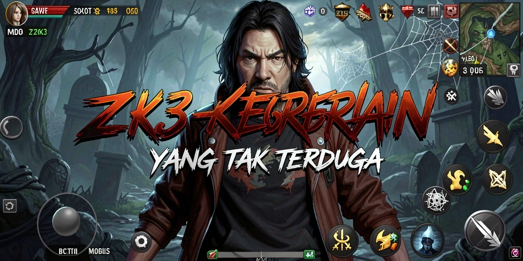 Tangkapan layar menampilkan suasana menegangkan dalam ZK3 dengan makhluk menyeramkan.